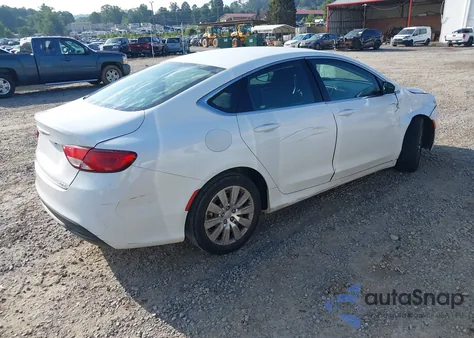 2015 Chrysler 200 Lx из США, поврежденный, VIN 1C3CCCFBXFN563927